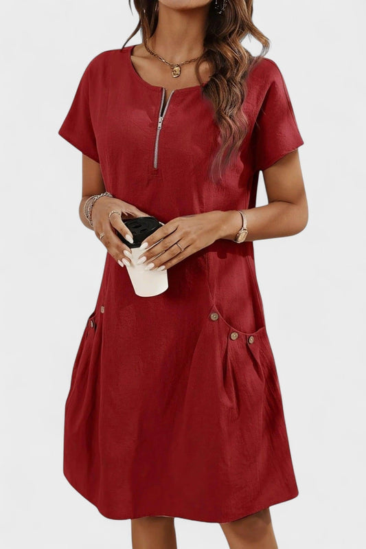 Mette | Lynlås Minikjole