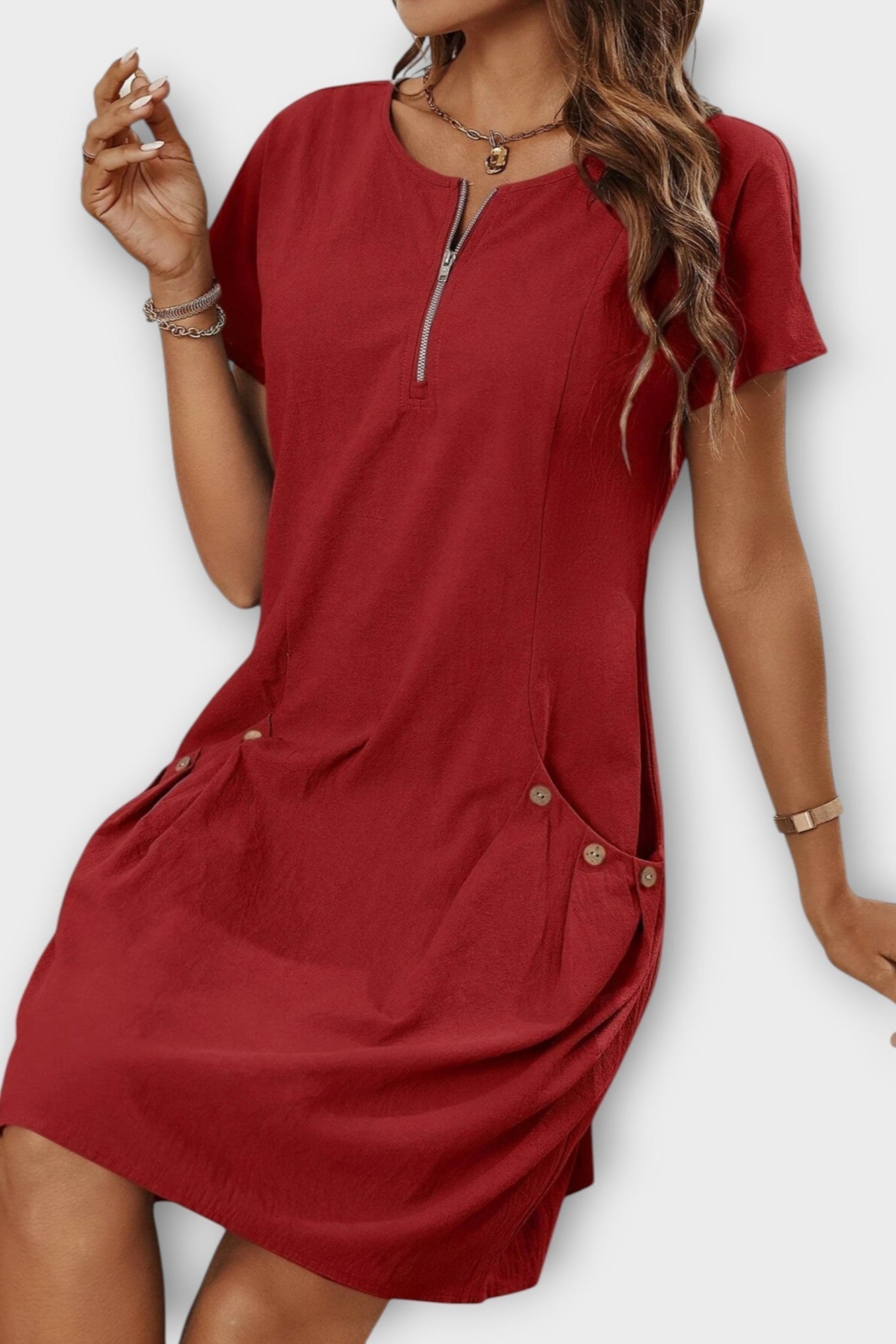 Mette | Lynlås Minikjole