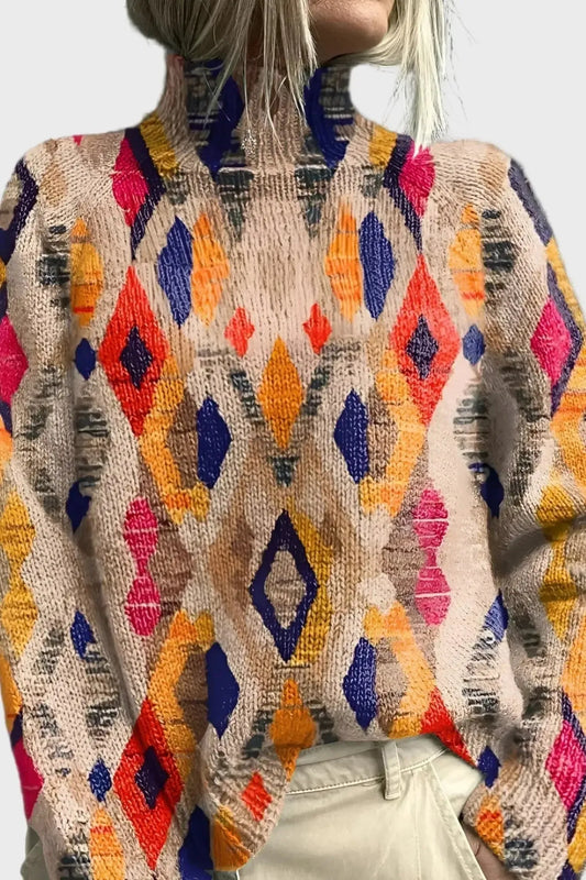 Nanna | Geometrisk trøje