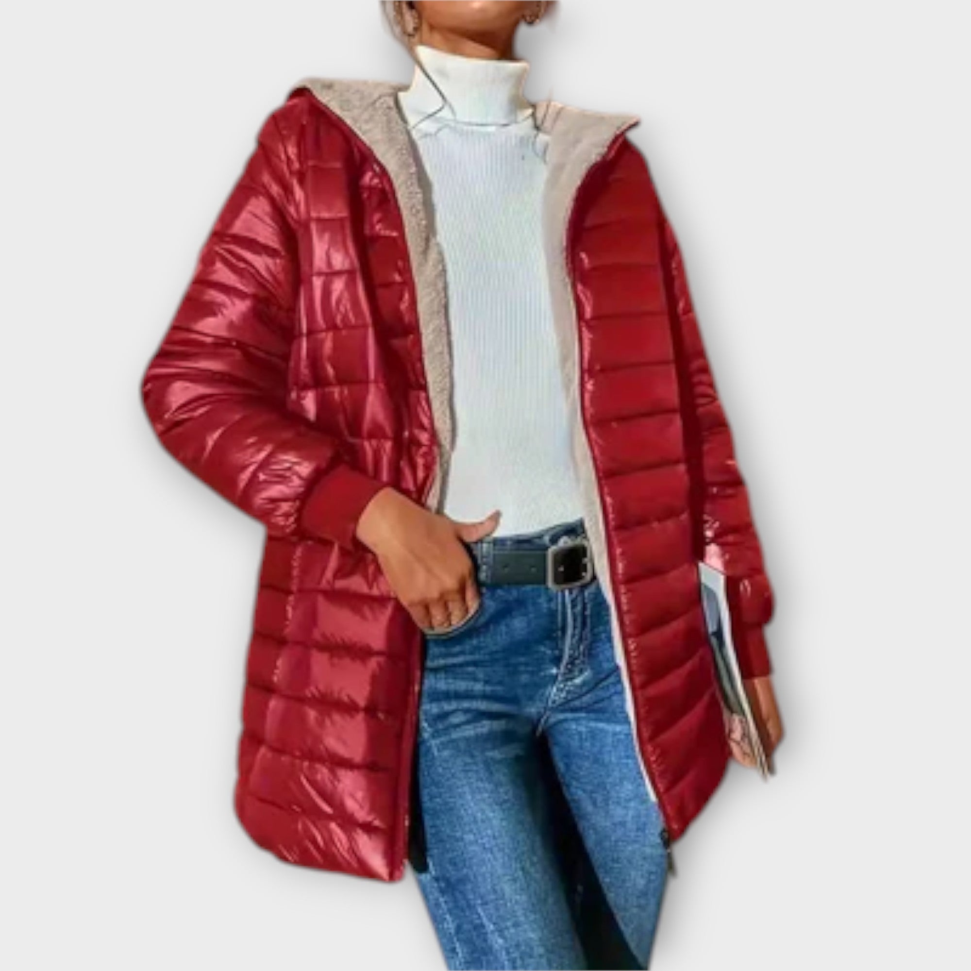 Eline Vinterjakke Uld Kollektion Casual Eksklusiv Relaxed