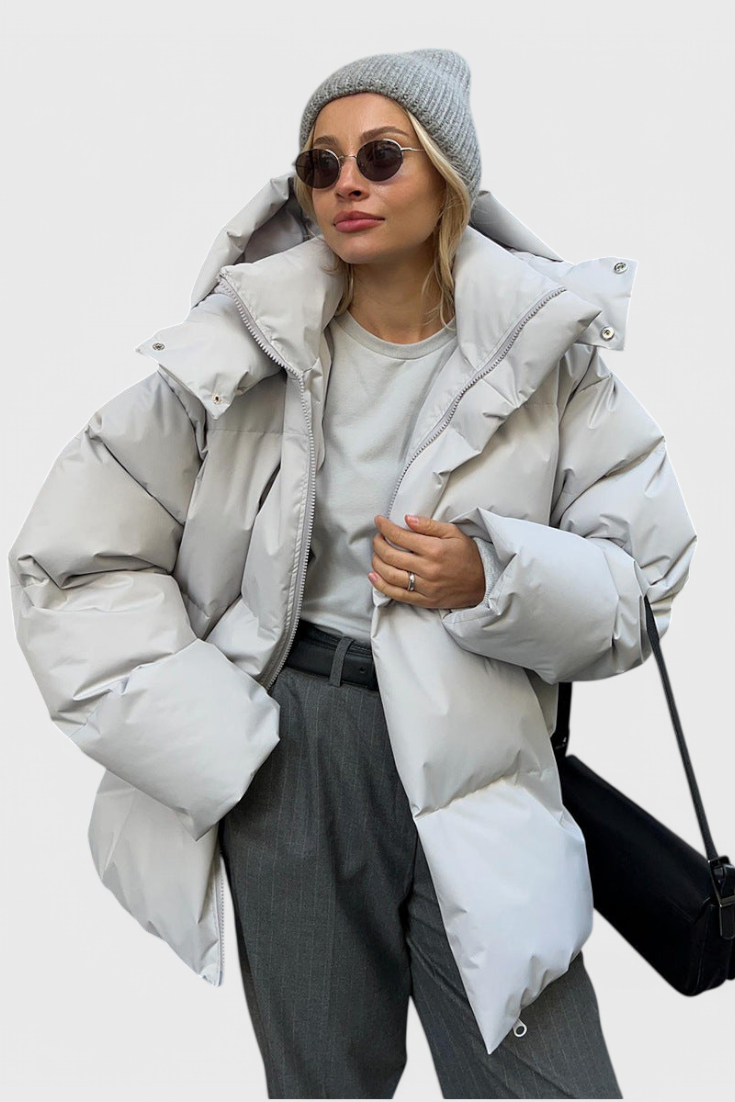 Emilia Pufferjakke Vinter Elegant Kollektion Eksklusiv