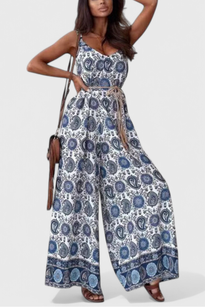 Gabriella Jumpsuit Bred Ben Eksklusiv Mønsterkollektion