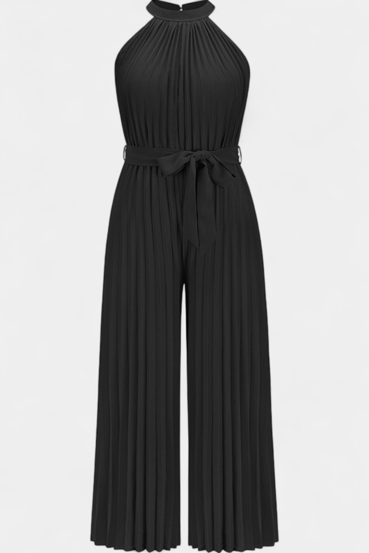 Patrizia Mono Palazzo Plisado Halter Hals Eksklusiv