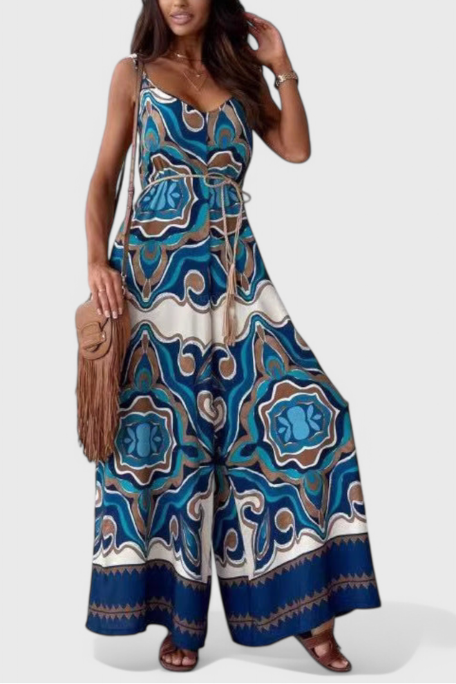 Gabriella Jumpsuit Bred Ben Eksklusiv Mønsterkollektion
