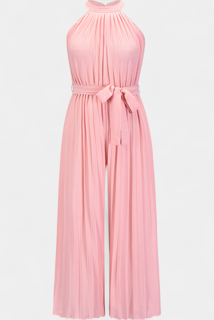 Patrizia Mono Palazzo Plisado Halter Hals Eksklusiv