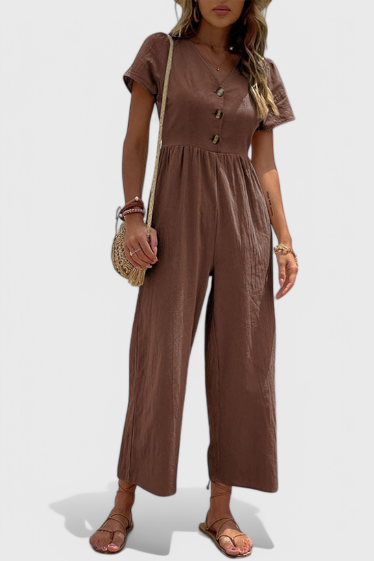 Camila Mono Jumpsuit Luksusstof Eksklusiv Kollektion