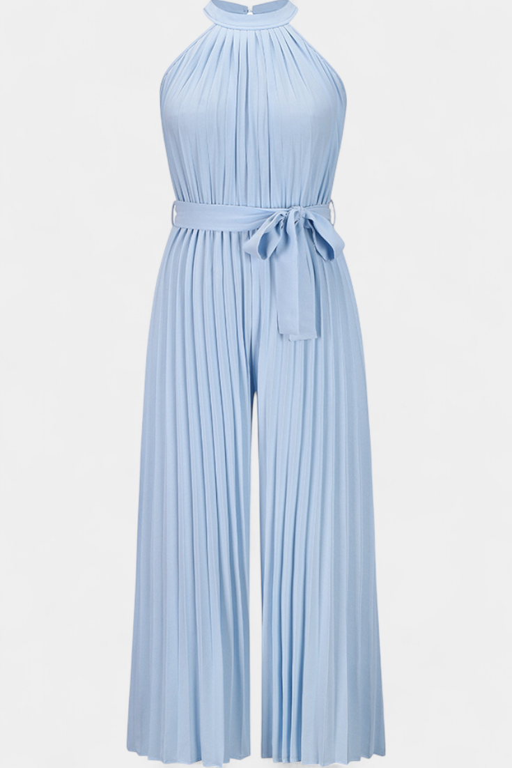 Patrizia Mono Palazzo Plisado Halter Hals Eksklusiv