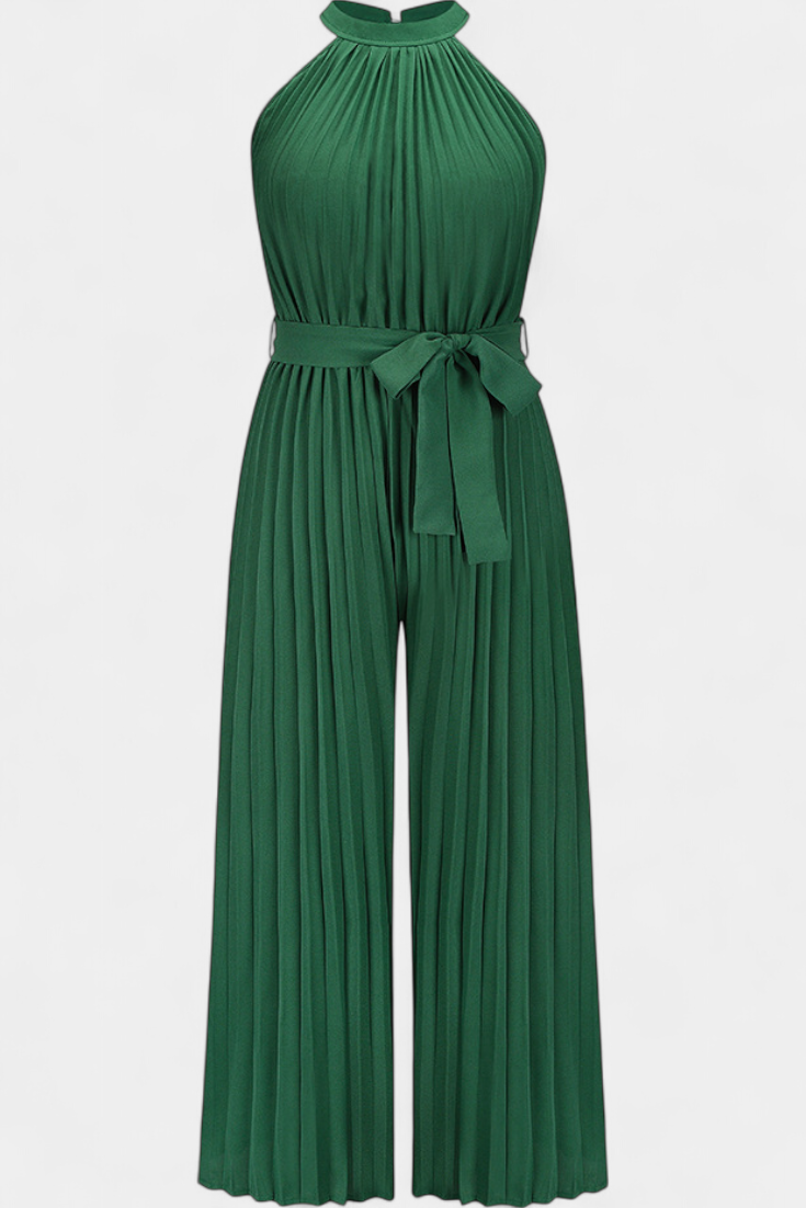 Patrizia Mono Palazzo Plisado Halter Hals Eksklusiv