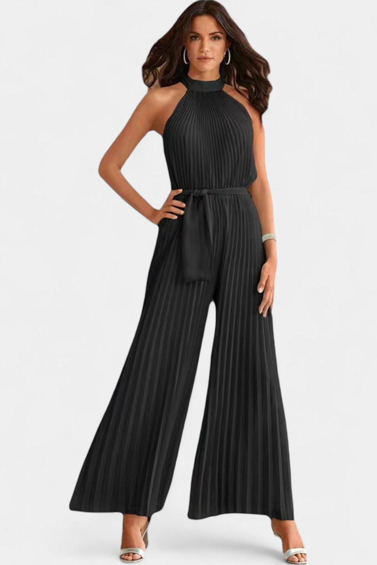 Patrizia Mono Palazzo Plisado Halter Hals Eksklusiv