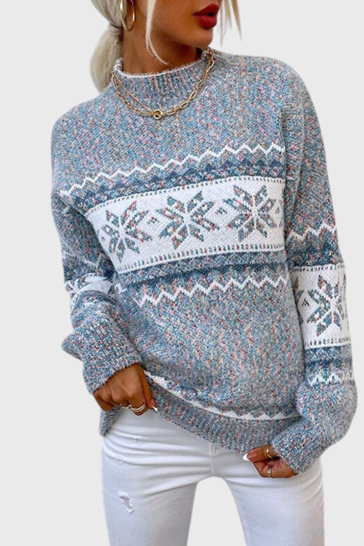 Emma Snow Jersey Trøje Elegant UltraBlødt Strik Eksklusiv