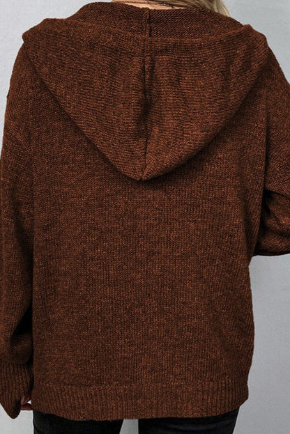 Amelia Strik Cardigan Blødt Uldblanding Draperet Eksklusiv