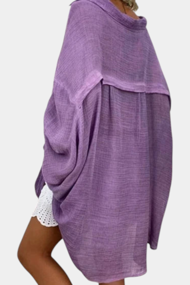 Melis Oversized Skjorte Af Let Bomuld Eksklusiv Kollektion