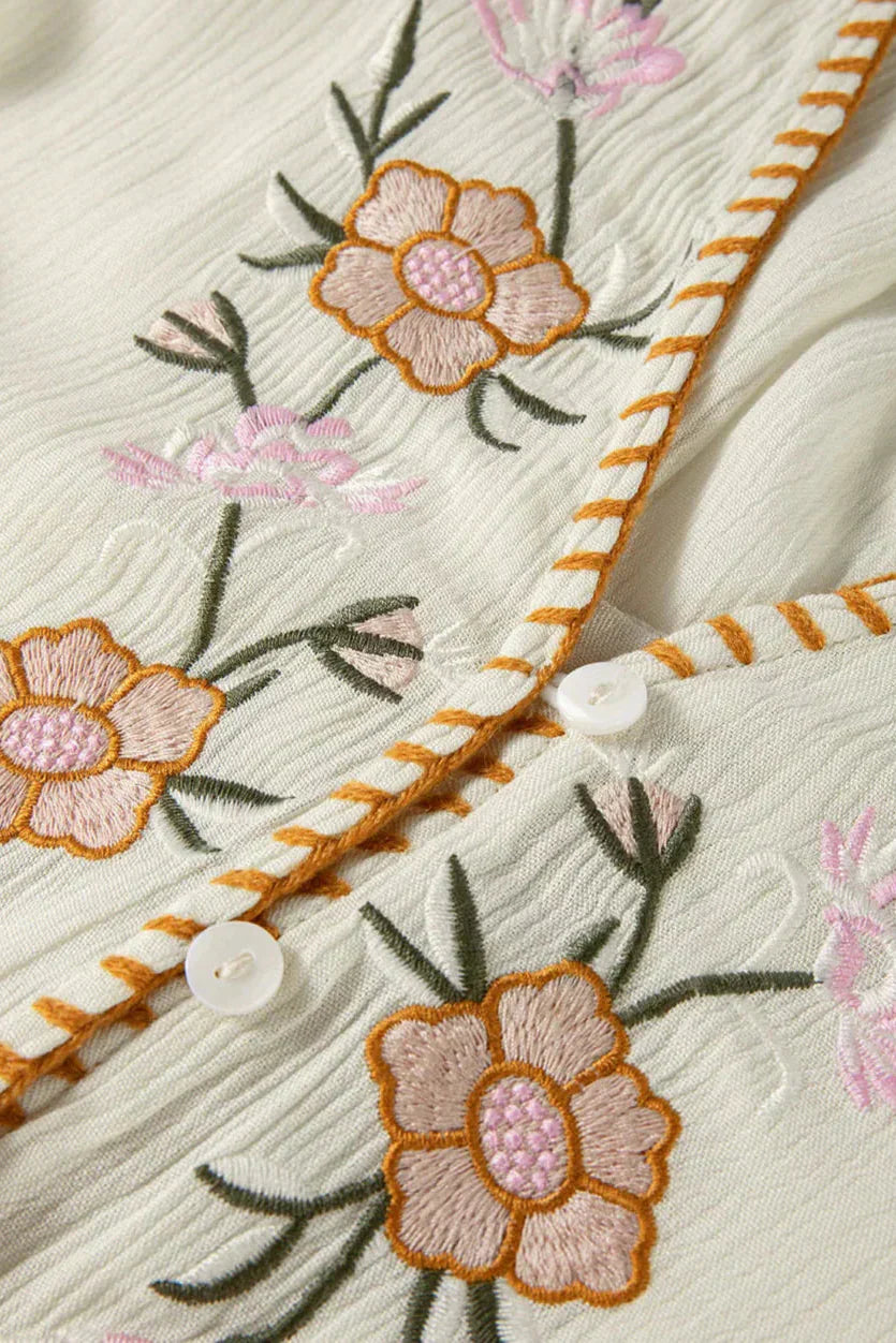 Tierra Etno Bluse Af Rayon 100 Pct Eksklusiv Til Dagligt