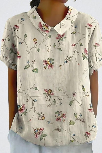 Selma | Blomstret bluse