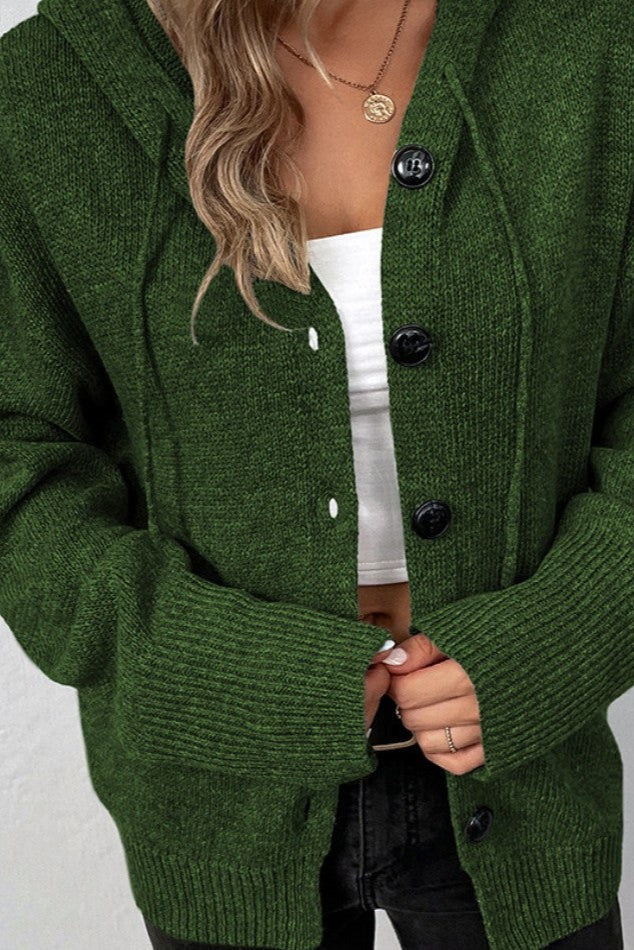 Amelia Strik Cardigan Blødt Uldblanding Draperet Eksklusiv