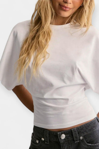 Sofia | Bredærmer T-shirt