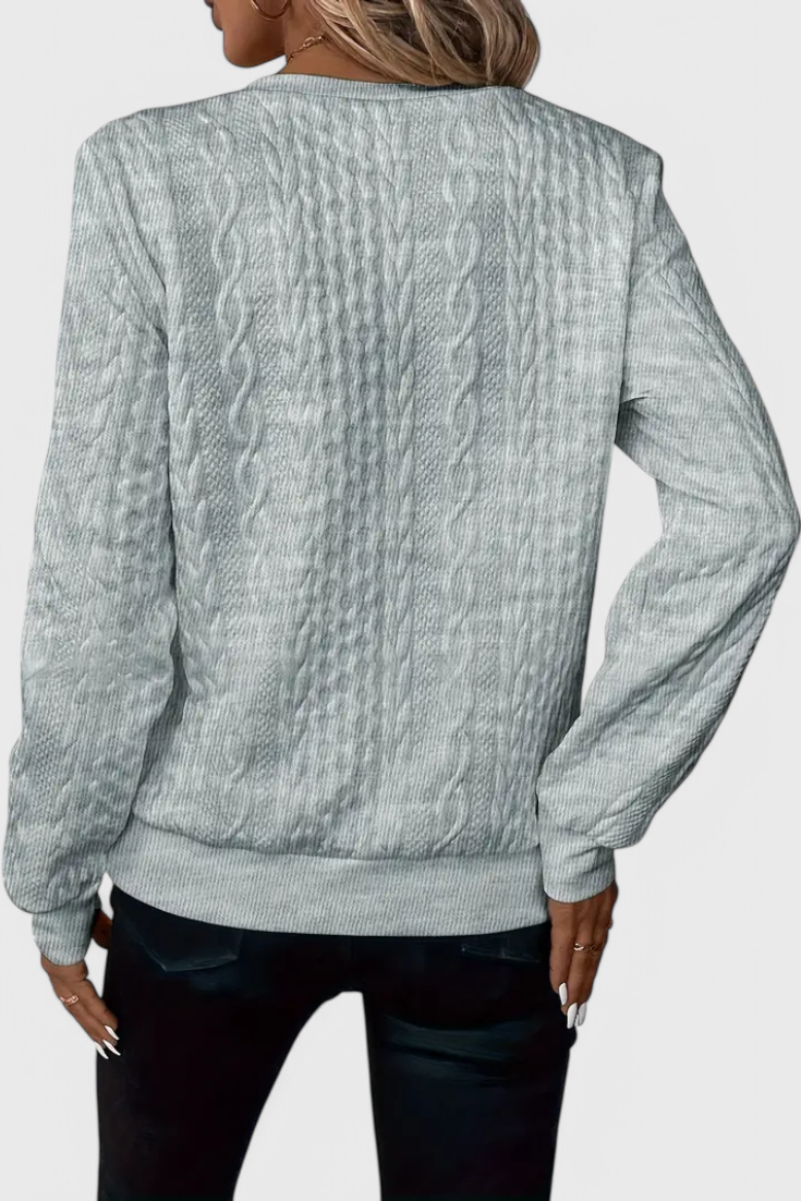 Zoey Eksklusiv Jersey Strik Med Lynlås Blød Og Elegant