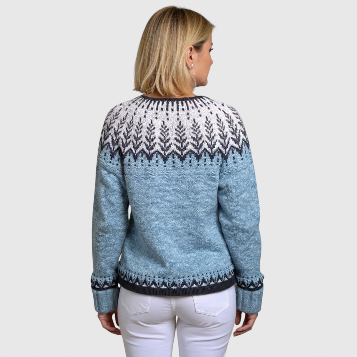 Clara - Vintage islandske uld cardigan