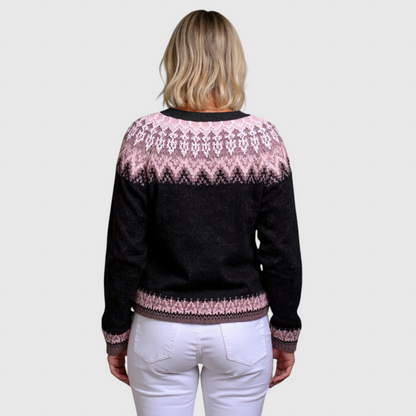 Lydia - Vintage islandsk uld cardigan