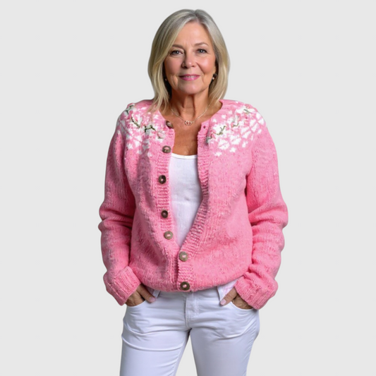 Vivian - Vintage islandsk uld cardigan