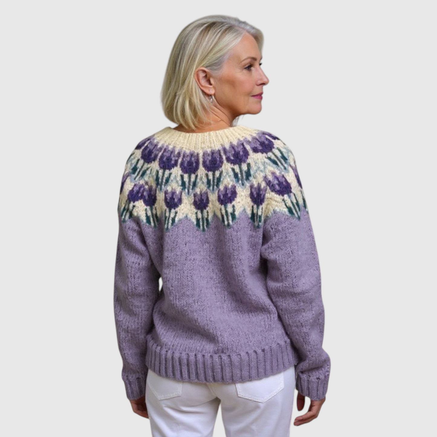 Josephine - Vintage islandsk uld cardigan