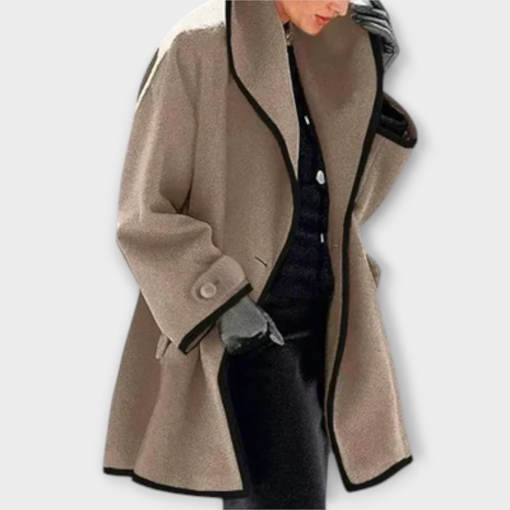 Eline Gabardine Trenchcoat Med Figurformet Snit Eksklusiv