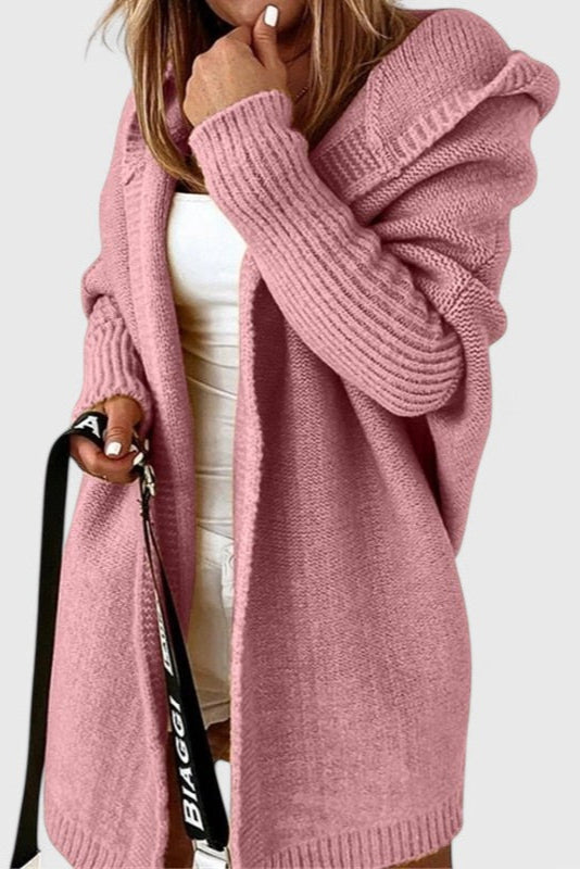 Lovisa Oversized Cardigan Hætte Luksus Strik Kollektion