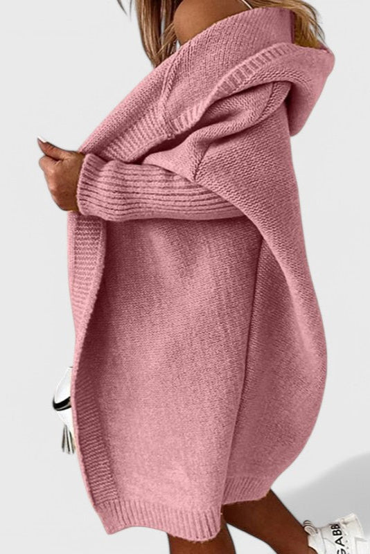 Lovisa Oversized Cardigan Hætte Luksus Strik Kollektion