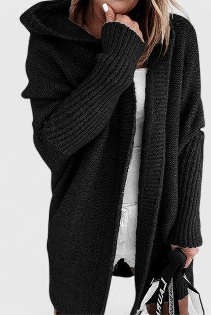 Lovisa Oversized Cardigan Hætte Luksus Strik Kollektion