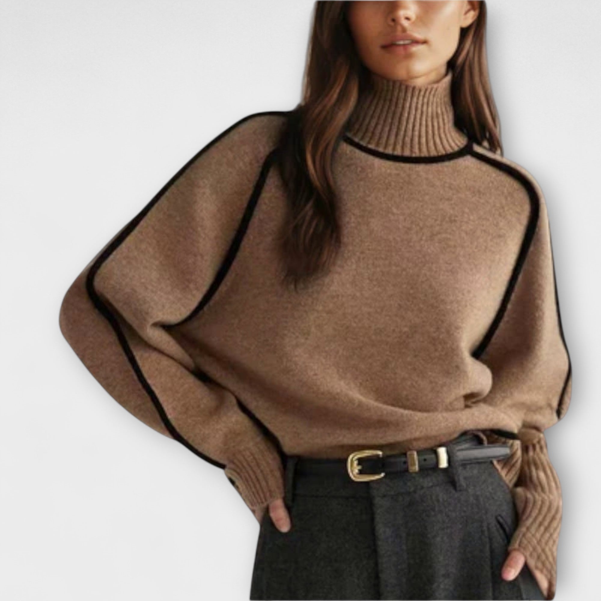Eline Højhalset Trøje Cashmere Eksklusiv Kollektion Vinter