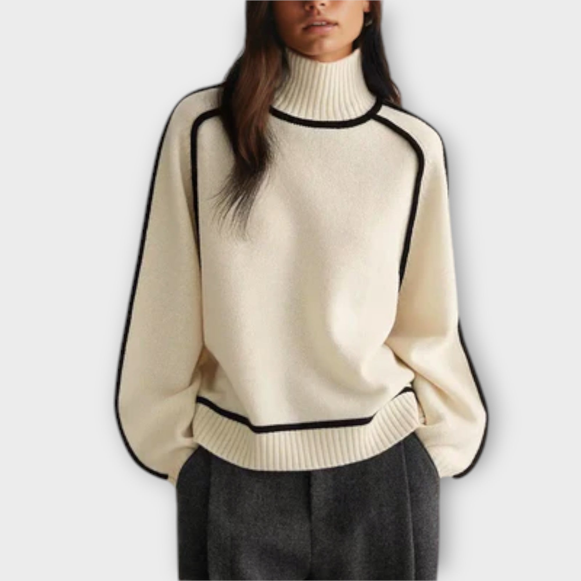 Eline Højhalset Trøje Cashmere Eksklusiv Kollektion Vinter