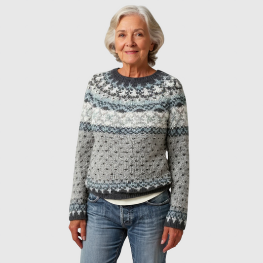 Amelia - Vintage islandsk uldtrøje