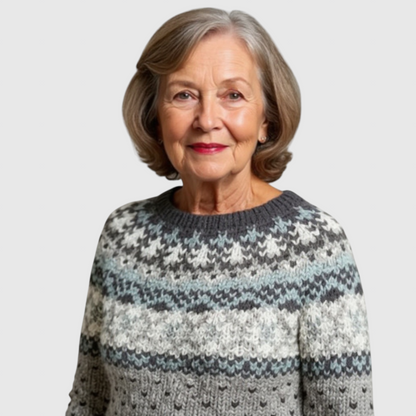 Amelia - Vintage islandsk uldtrøje