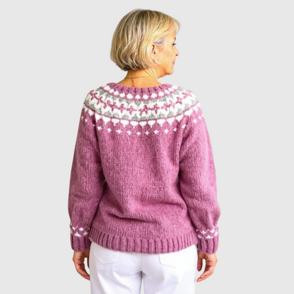 Maya - Vintage islandske uld cardigan