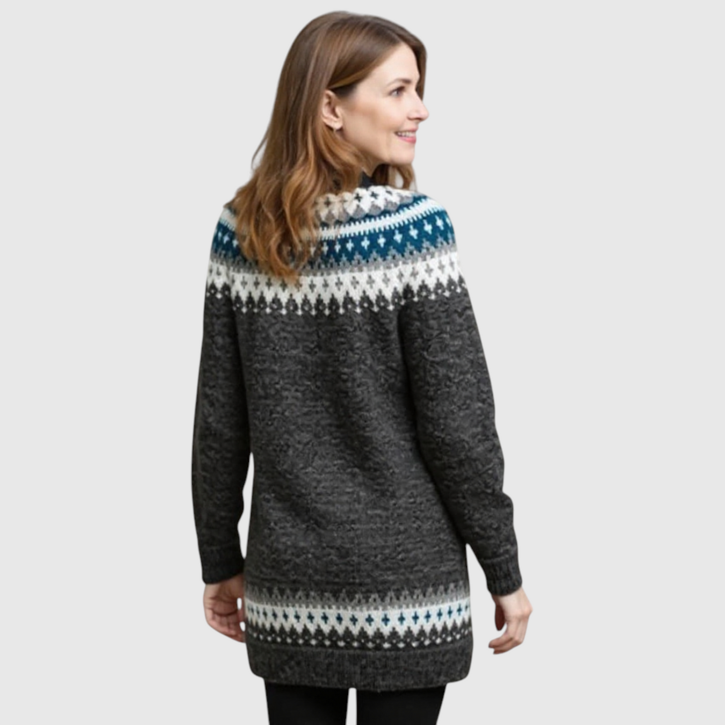 Althea - Vintage islandsk uldtrøje