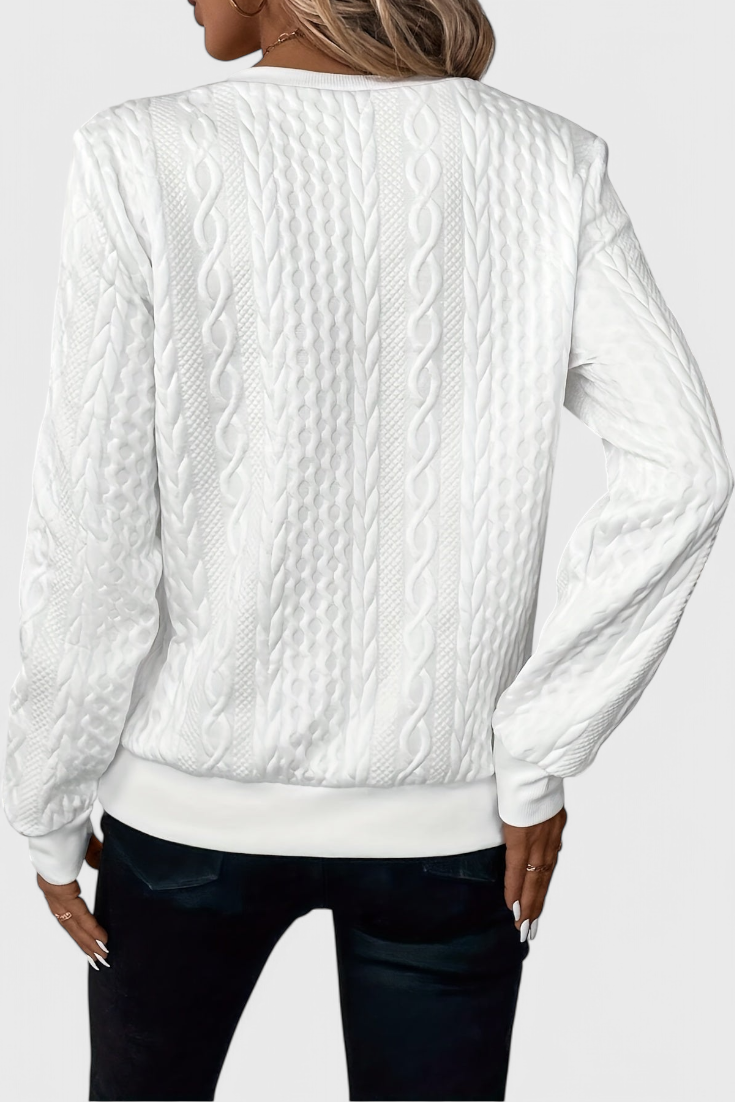 Zoey Eksklusiv Jersey Strik Med Lynlås Blød Og Elegant