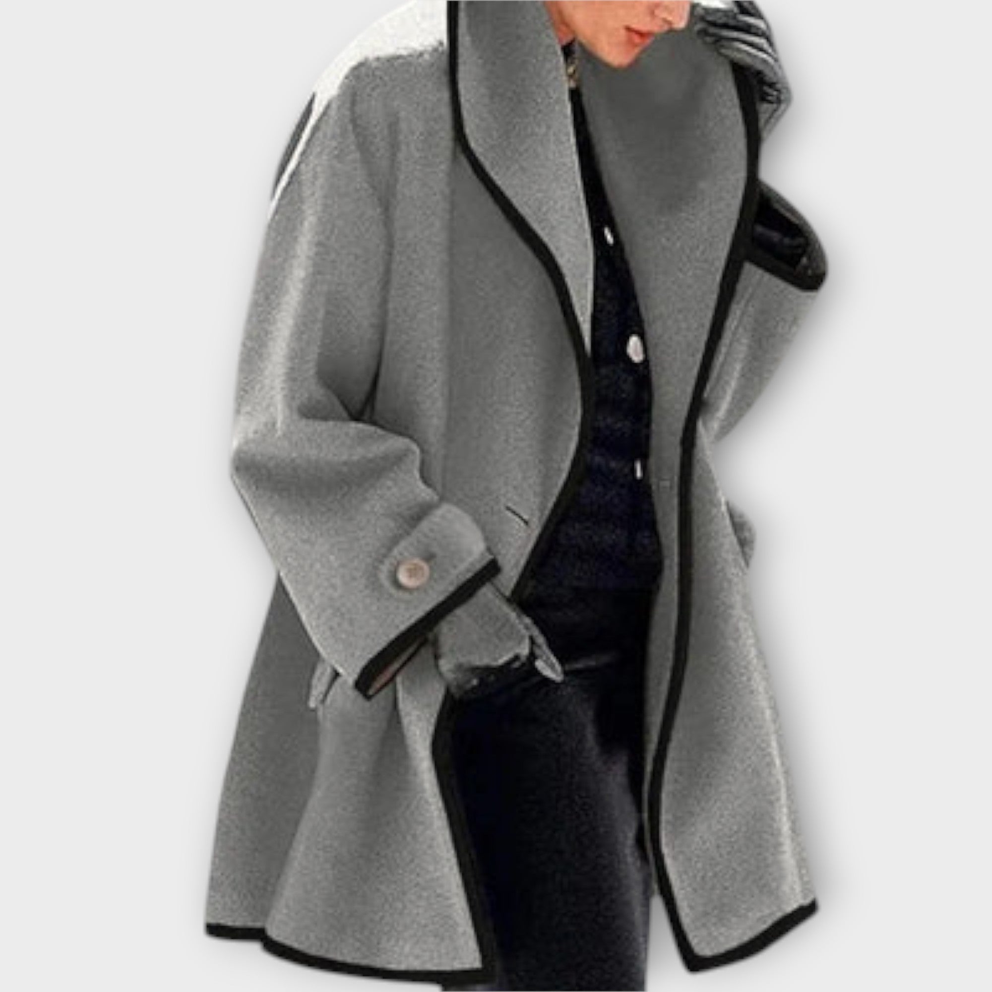 Eline Gabardine Trenchcoat Med Figurformet Snit Eksklusiv