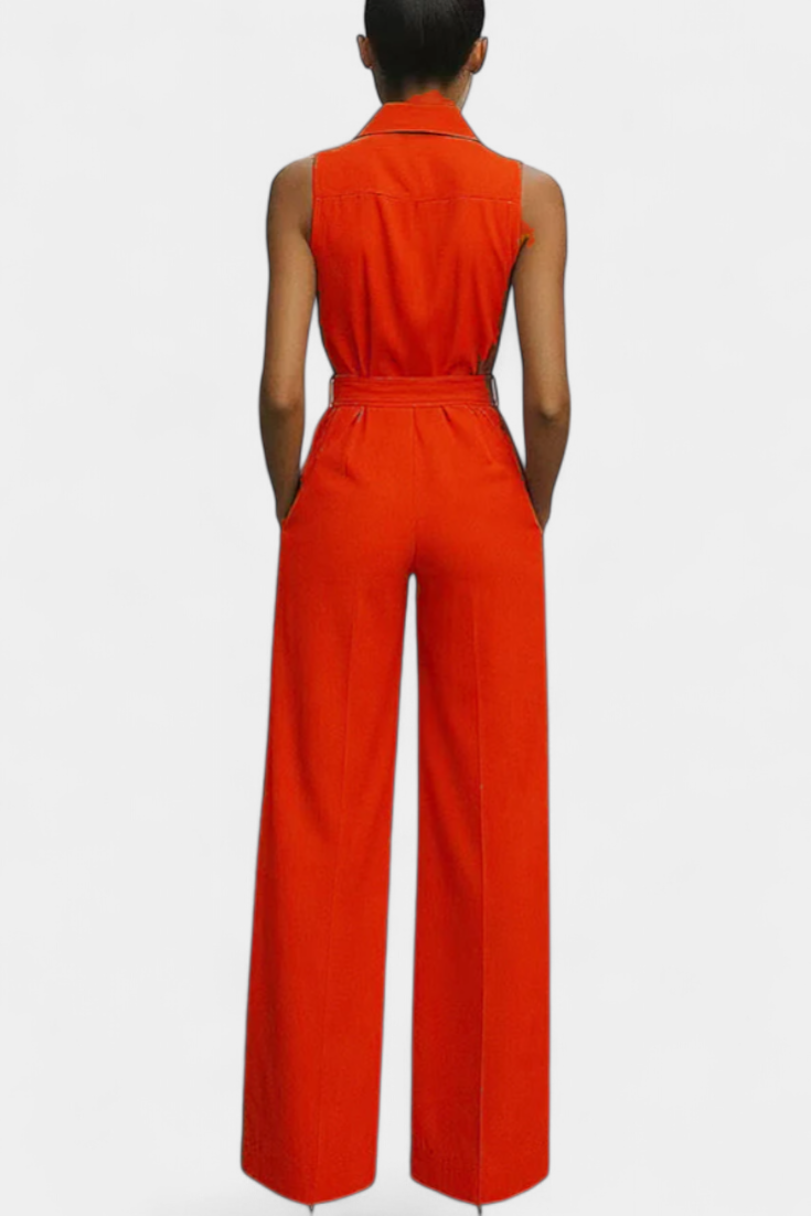Ariella Mono Couture Bred Ben Med Slå Og Høj Talje Elite