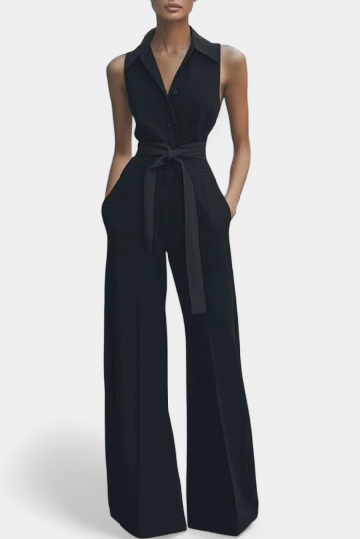 Ariella Mono Couture Bred Ben Med Slå Og Høj Talje Elite