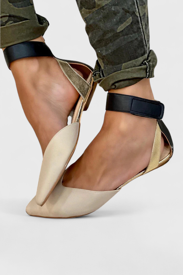 Ninel Elegante Sneakers Med Multifarvede Remme Eksklusiv