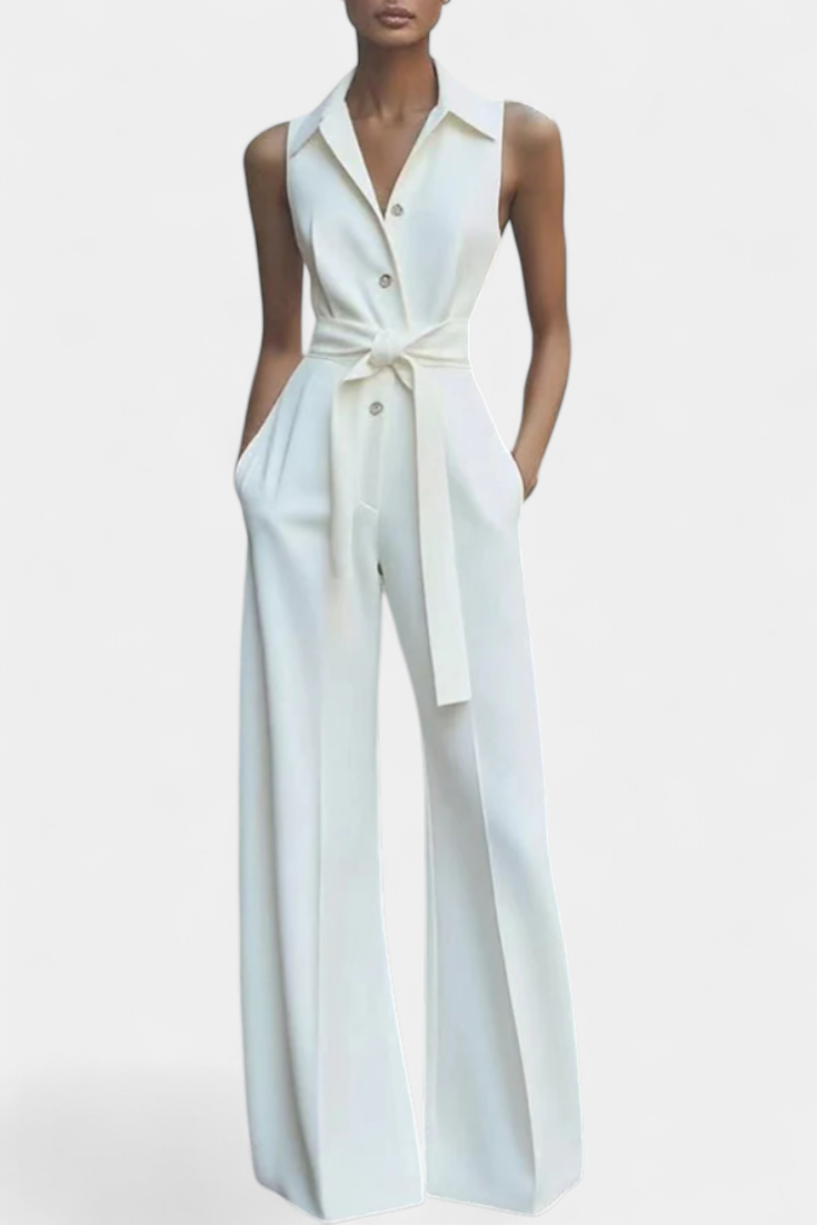 Ariella Mono Couture Bred Ben Med Slå Og Høj Talje Elite