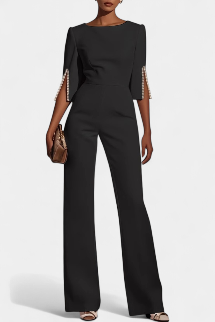 Prim Mono Løs Rund Hals Minimalistisk Luksus Kollektion