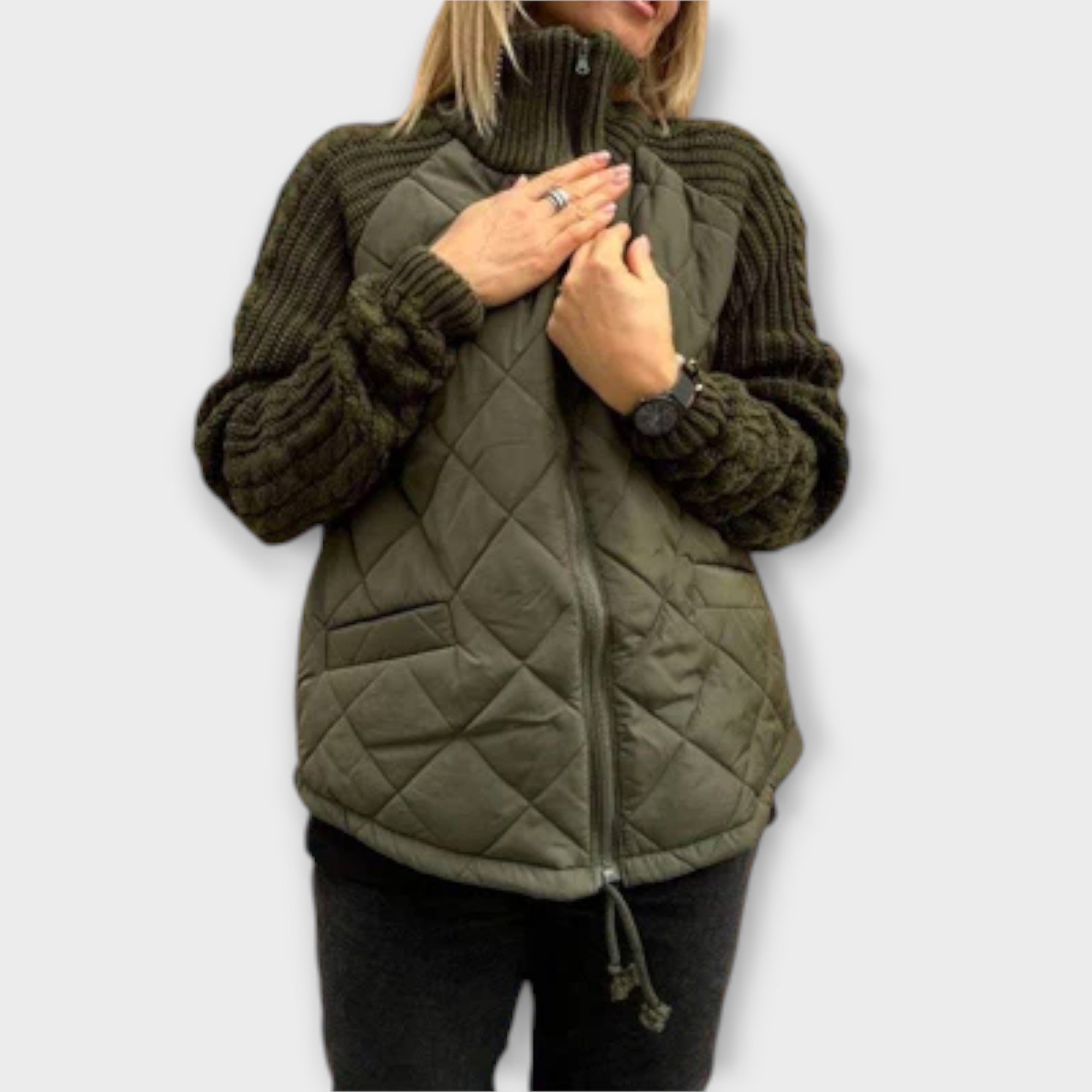 Eline Jakke Høj Krave Til By Og Urban Stil Kvalitetsfinish