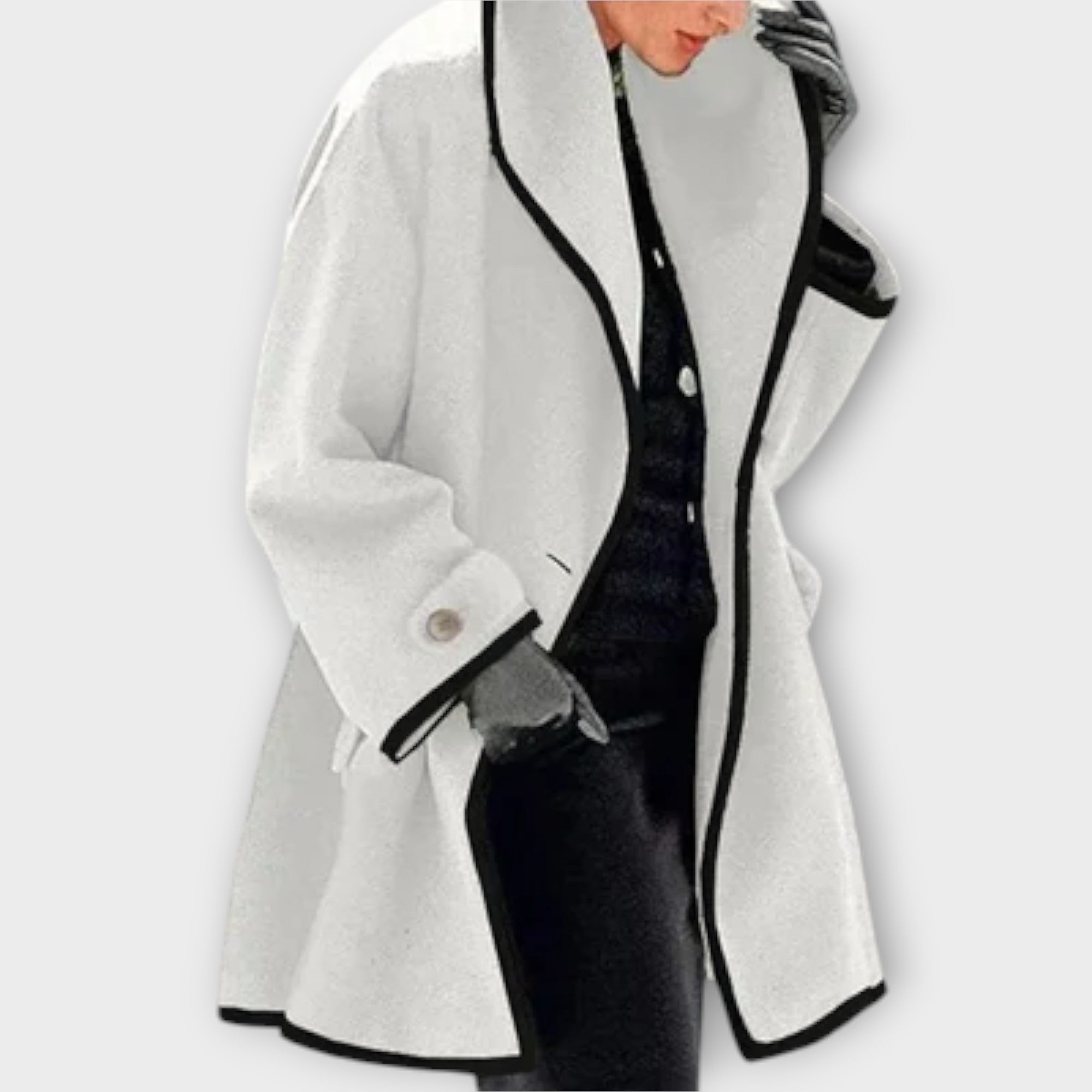 Eline Gabardine Trenchcoat Med Figurformet Snit Eksklusiv