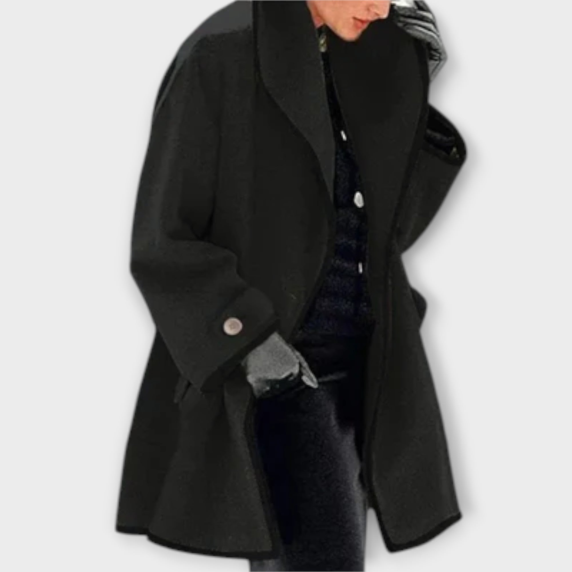 Eline Gabardine Trenchcoat Med Figurformet Snit Eksklusiv